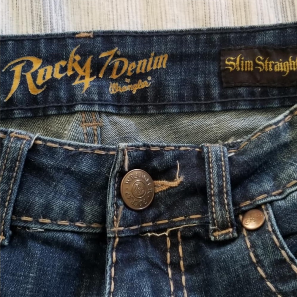 Wrangler Slim Straight Jeans - Blue